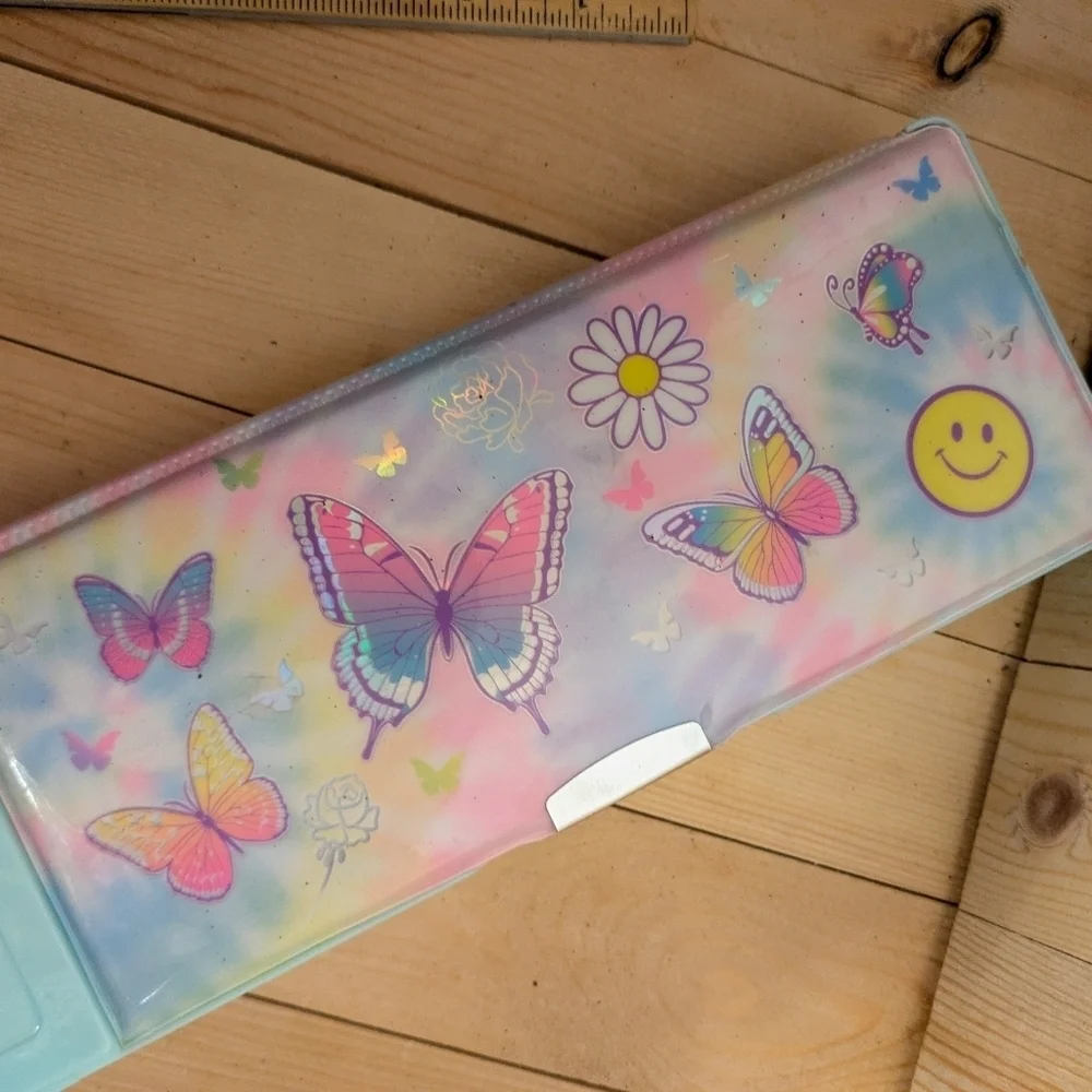 Colorful Butterfly Pencil Case